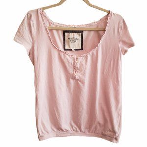 Abercrombie & Fitch pink shirt L